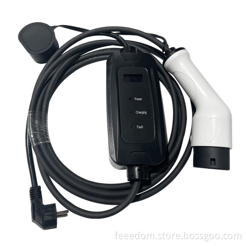 محمولة EV Charger Gun Mode Euro Mode 2 Charger Charging Cable Cable